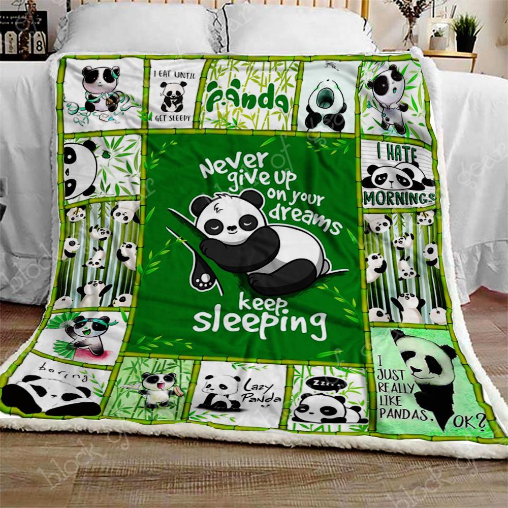 Lazy Panda CLA29112015F Sherpa FLeece Blanket