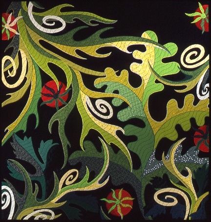 Leaves CLA1410372Q Quilt Blanket