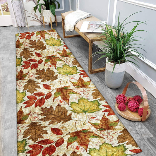 Leaves Autumn HT0611011N Runner Rug