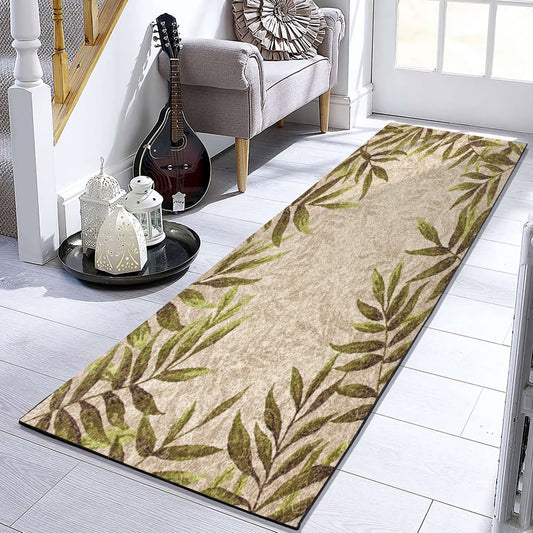 Leaves NT190948R Runner Rug