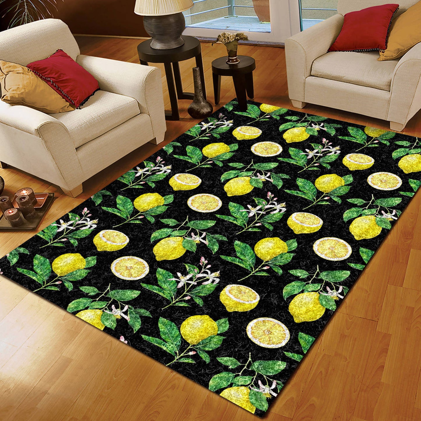 Lemon Pattern Print Design CLA1910502R Rug