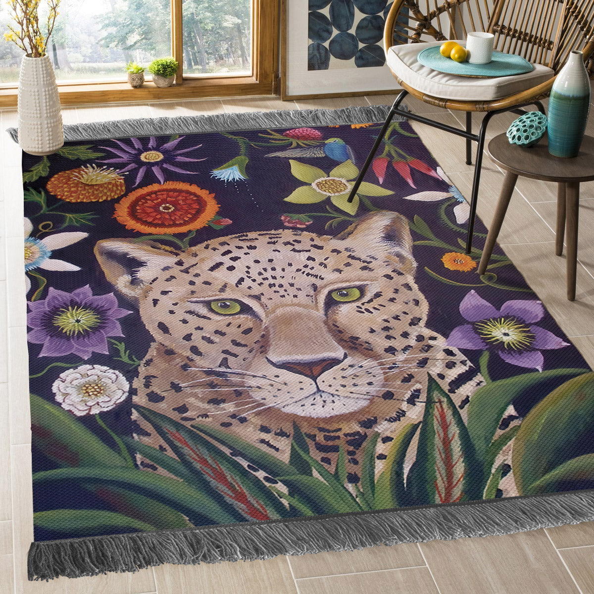 Leopard DV2609126O Decorative Floor-cloth