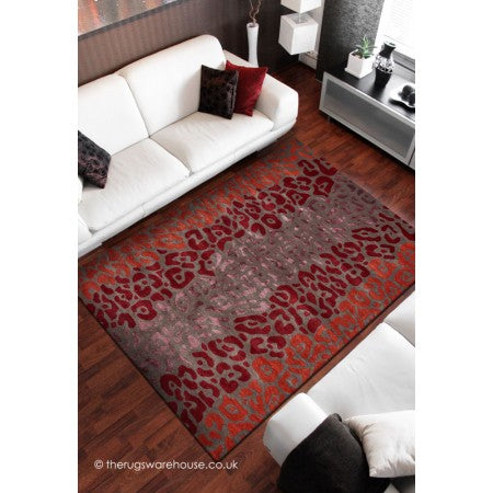 Leopard Red CLA24101078R Rug