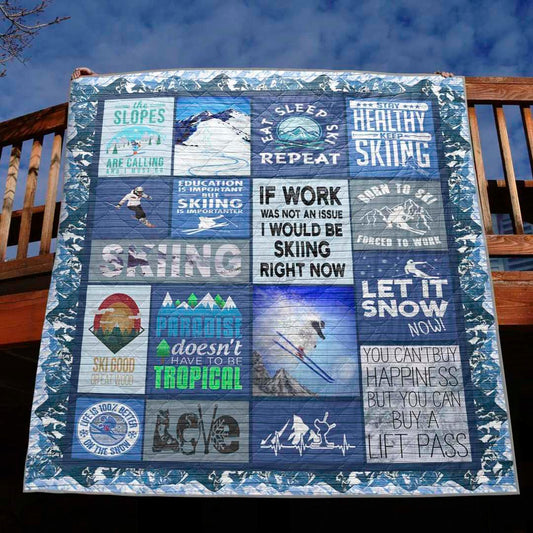 Let It Snow Now PKT240628 Quilt Blanket