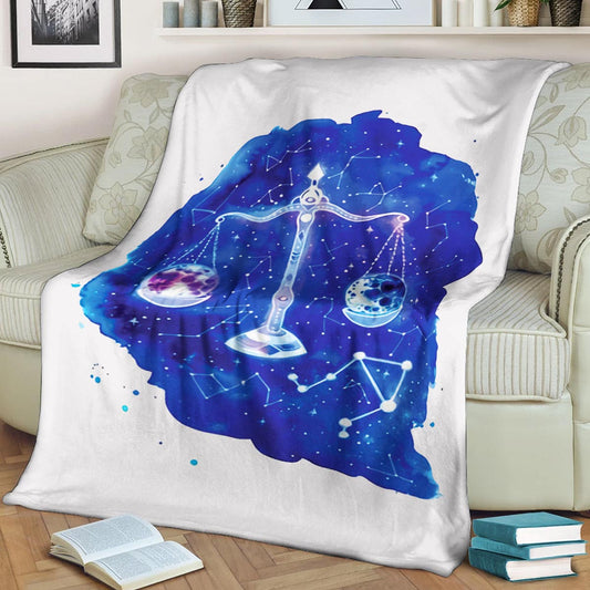 Libra Waage CLA21100359F Sherpa Fleece Blanket