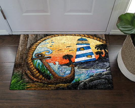 Light House View HN05100092D Non-slip Door mats