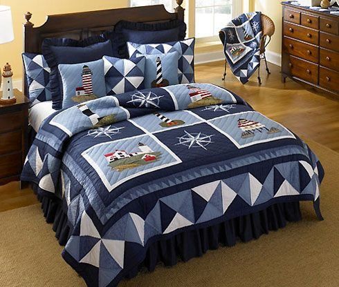 Lighthouse CLA280852B Quilt Bedding Set