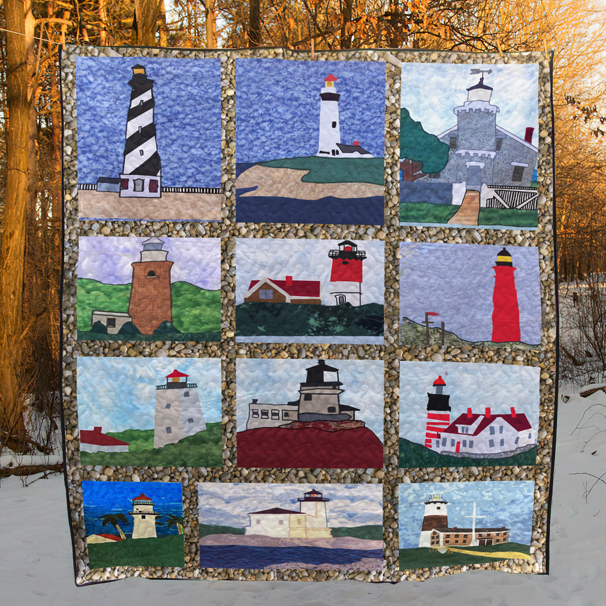 Lighthouse CLM0211310 Quilt Blanket