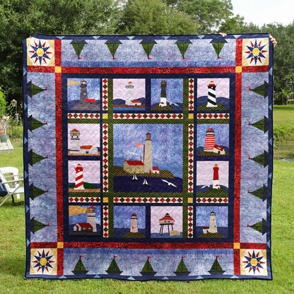 Lighthouse Quilt Blanket HM281002T