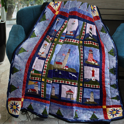 Lighthouse Quilt Blanket HM281002T