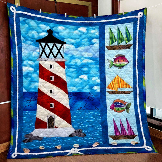 Lighthouse Art Quilt MN031106