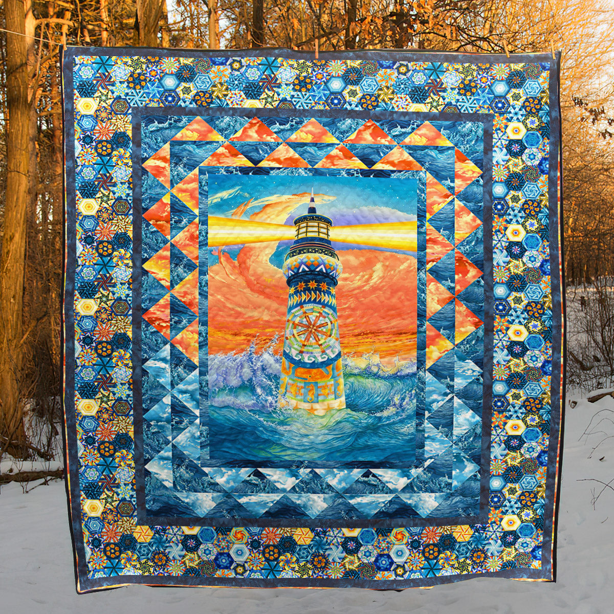 Lighthouse Wonder Quilt Blanket MN021103