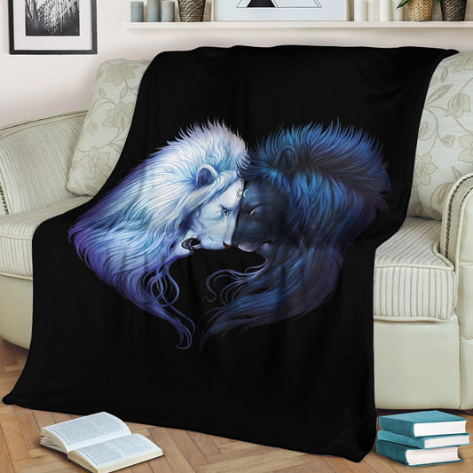 Lion CL140853MD Sherpa Fleece Blanket