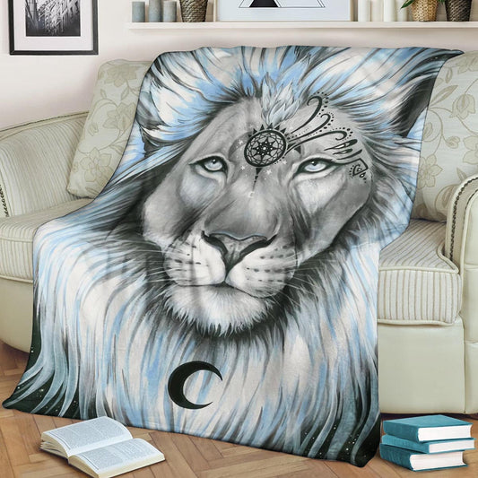 Lion CL140855MD Sherpa Fleece Blanket