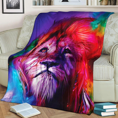 Lion CL140857MD Sherpa Fleece Blanket
