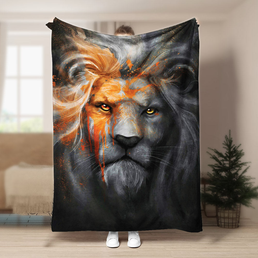 Lion CL150837MD Sherpa Fleece Blanket