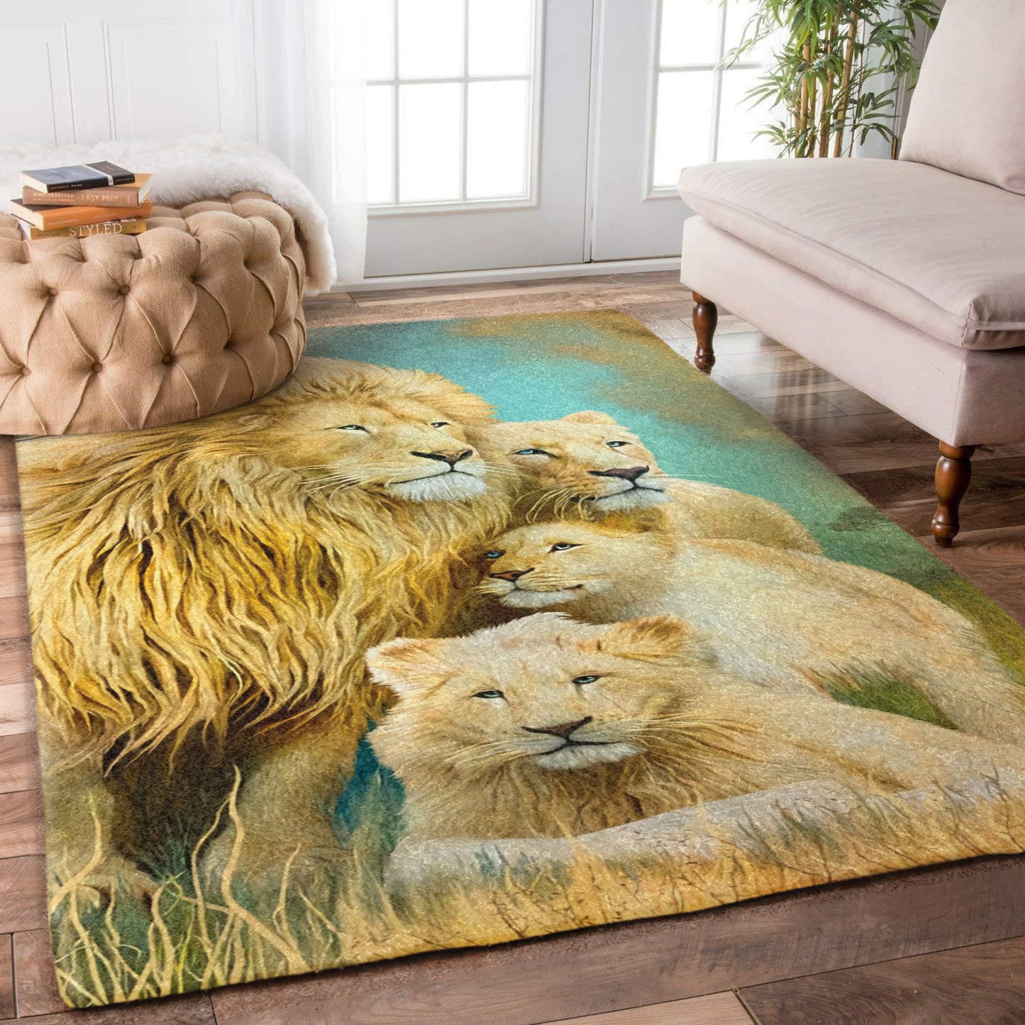Lion Family HT0510098M Rug