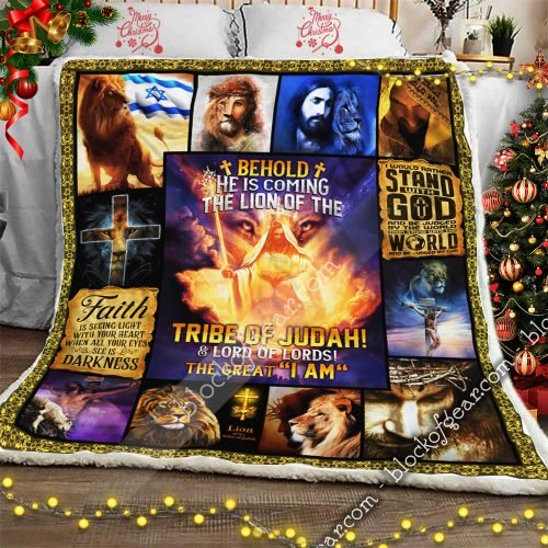 Lion Of The Tribe Of Judah CL30100174MDF Sherpa Fleece Blanket