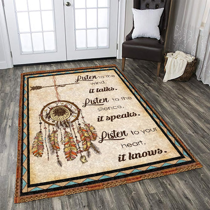 Listen To The Wind It Talks Native American CLA1610118R Rug