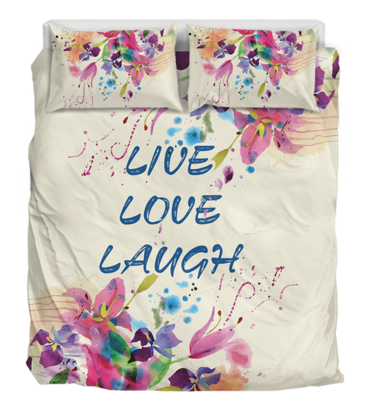 Live Love Laugh Watercolor CL05100193MDB Bedding Sets