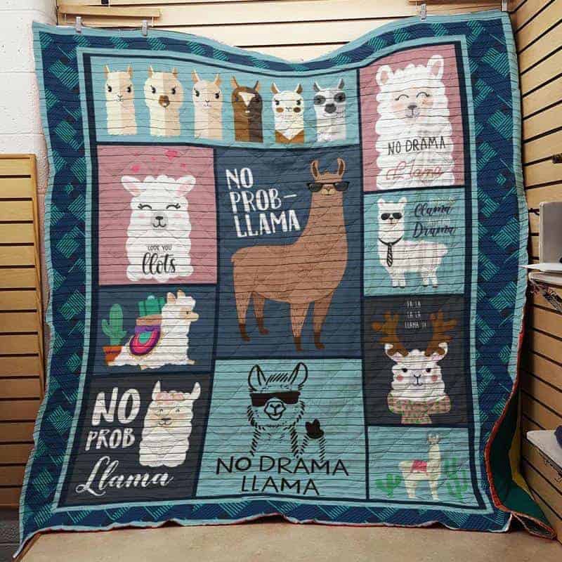 Llama CLA1610066Q Quilt Blanket