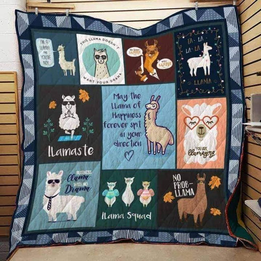 Llama CLH0811301Q Quilt Blanket