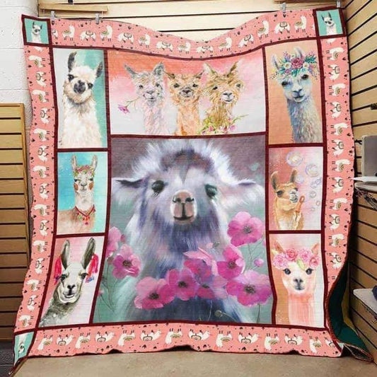 Llama CLH0811304Q Quilt Blanket