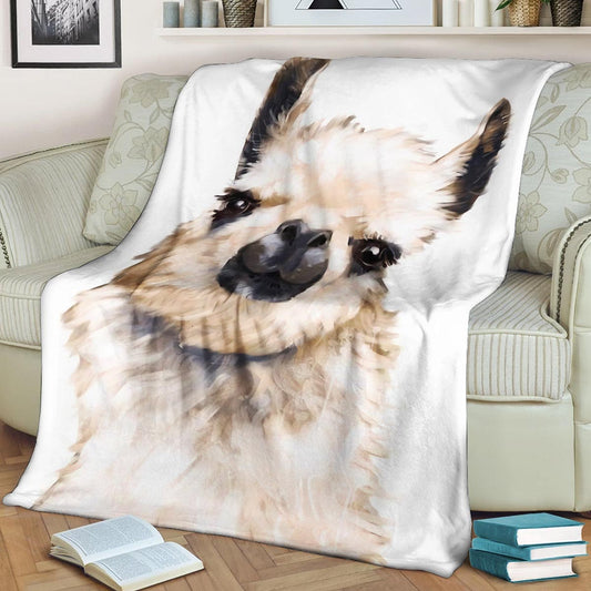 Llama BL171015F Sherpa Fleece Blanket