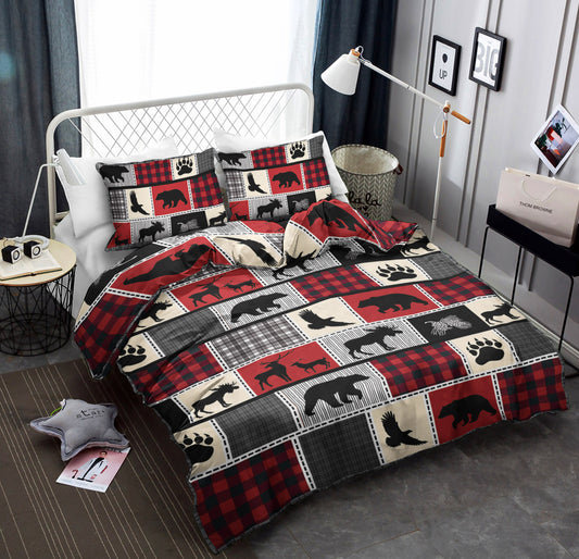 Lodge Bear And Moose CLM2309114B Bedding Sets