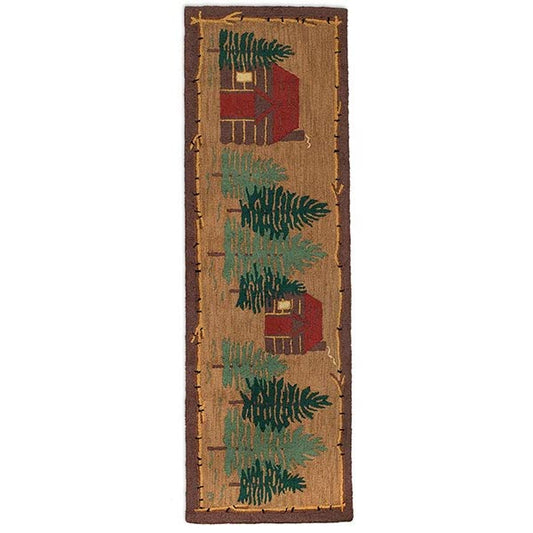 Lodge Cabins CLM2110039R Runner Rug