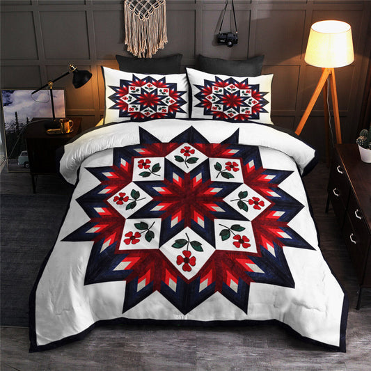 Log Cabin Broken Star & Flower Made Bedding Sets MT260505B