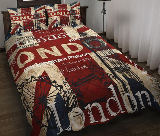 London Quilt Bedding Set HN140902M