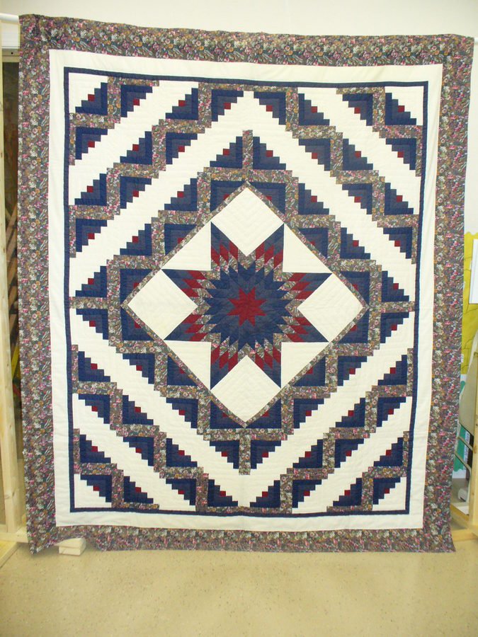 Lone Star Log Cabin CLA0411590Q Quilt Blanket