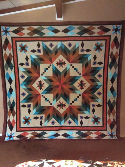 Lone Star Native American CLA1510254Q Quilt Blanket