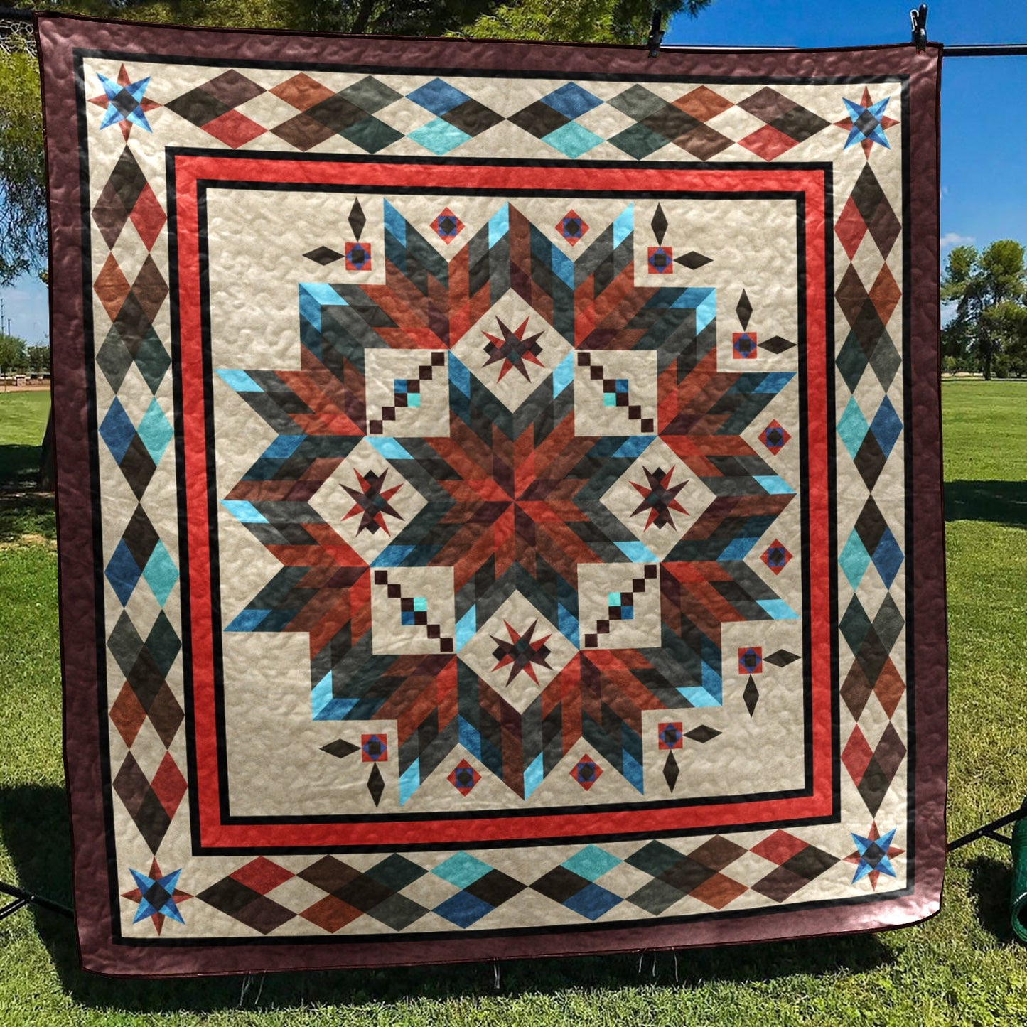 Lone Star Native American CLA1510254Q Quilt Blanket