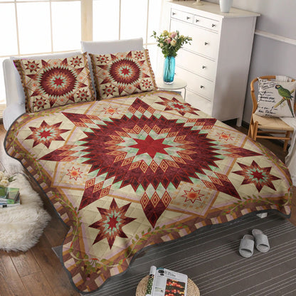 Lone Star Native American Inspired Quilt Bedding Set TL280501QS