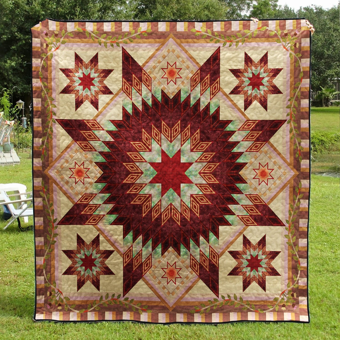 Lone Star Native American Inspired Art Quilt TL280501Q