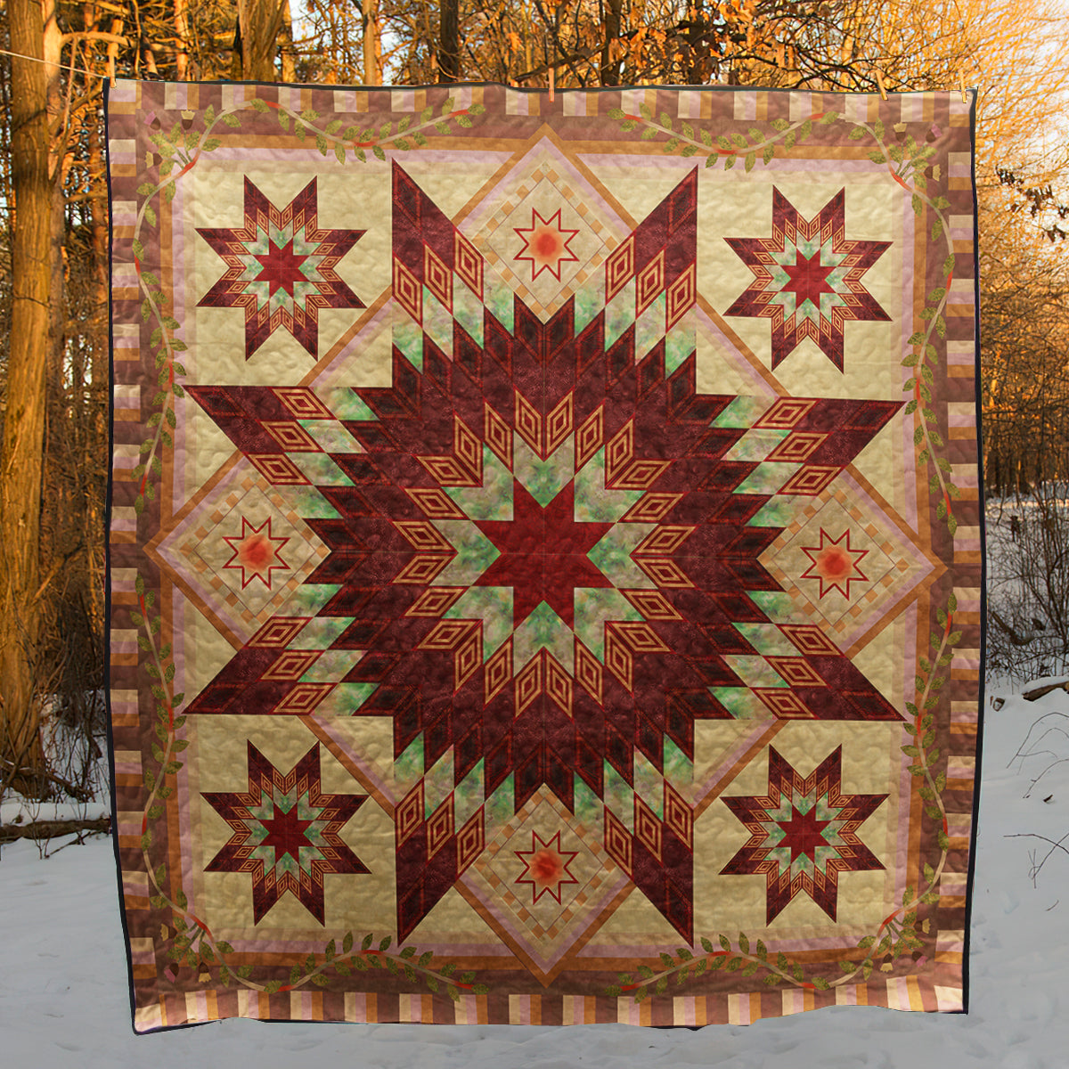 Lone Star Native American Inspired Art Quilt TL280501Q