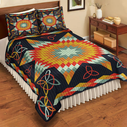 Native American Lone Star Quilt Bedding Set HN240507M