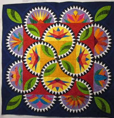 Lotus Flower CLA2310315Q Quilt Blanket