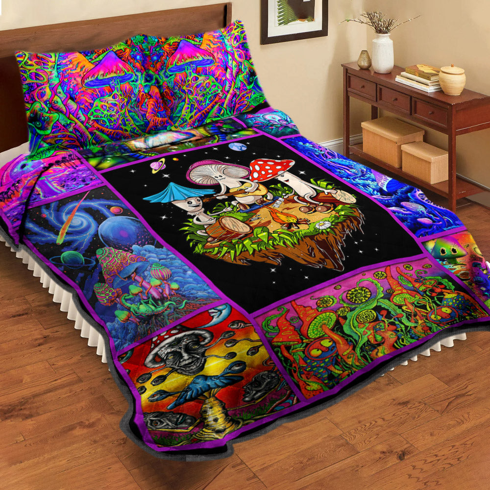 Love Mushroom Quilt Bedding Set CLH1009004