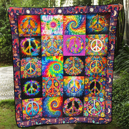 Love Peace Music CLA27078 Art Quilt