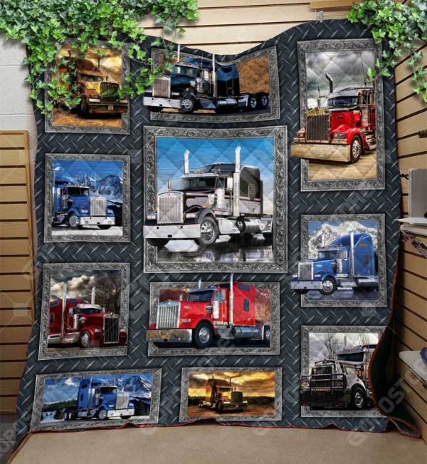 Love Truck CL16110307MDQ Quilt Blanket