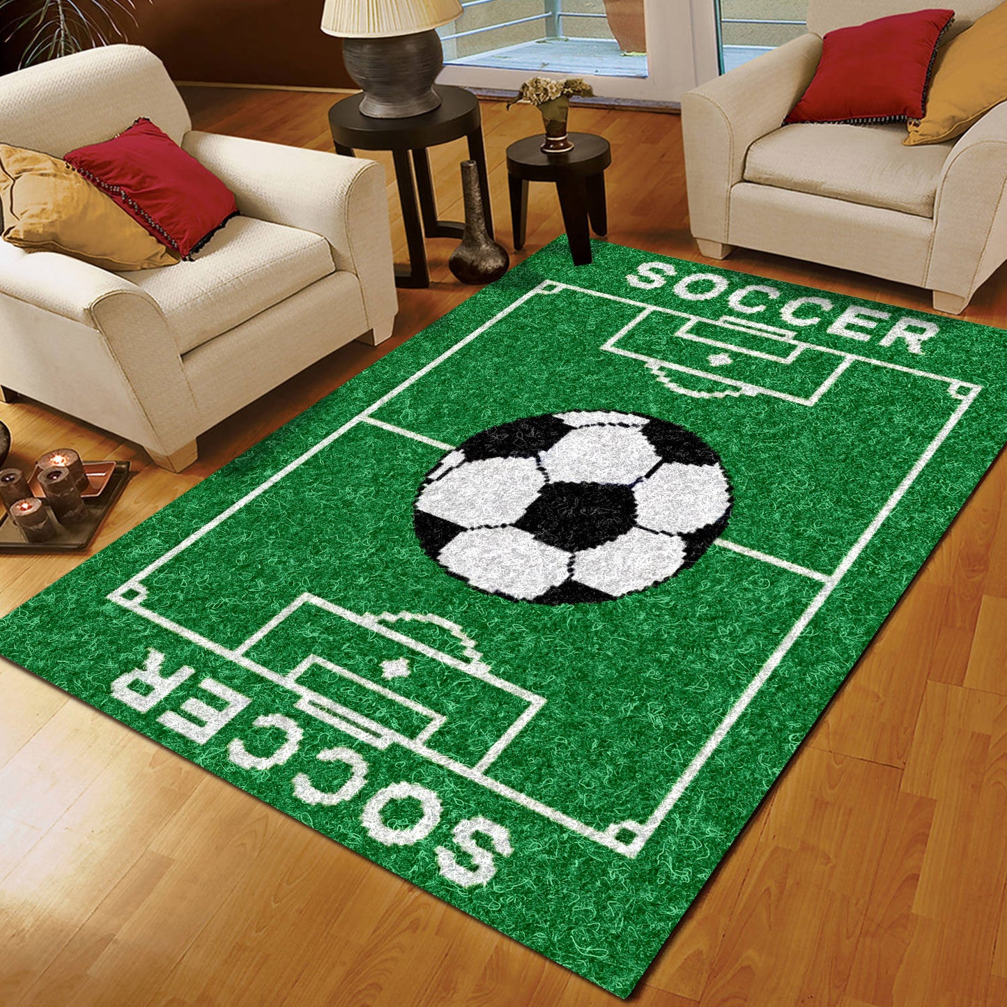 Love Soccer CLA1410063R Rug