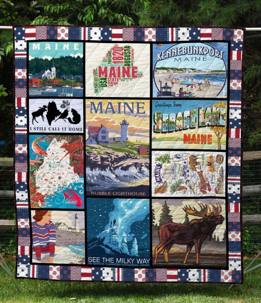 MAINE YE020715A TBG Quilt Blanket