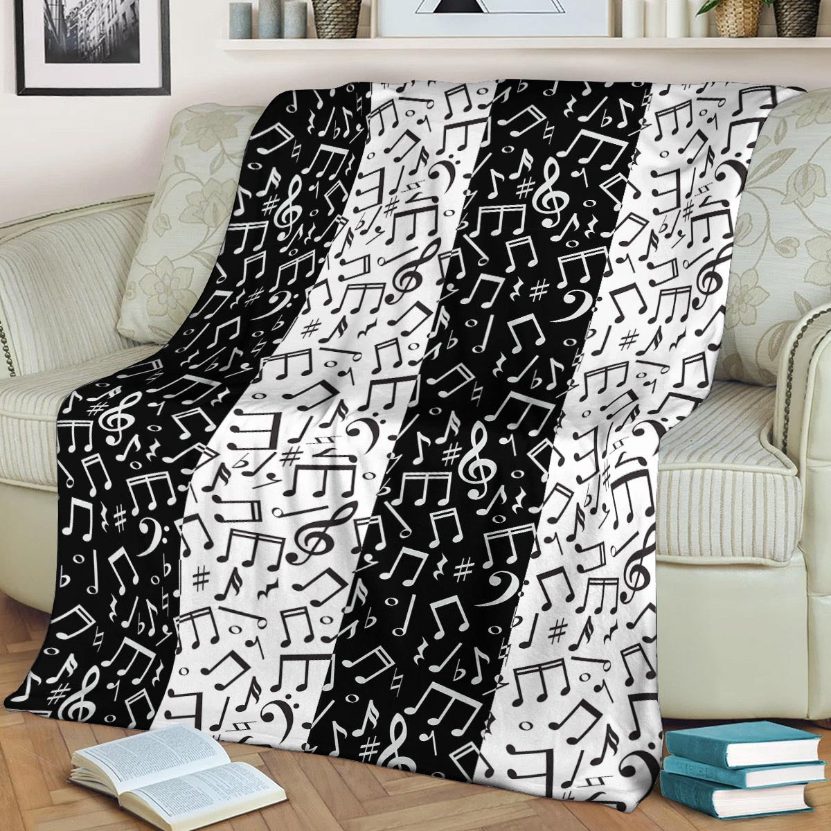 Music CLA140834 Sherpa Fleece Blanket