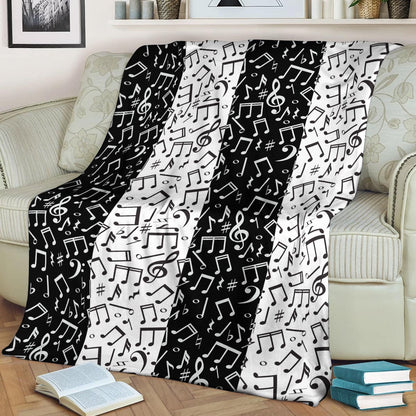 Music CLA140834 Sherpa Fleece Blanket