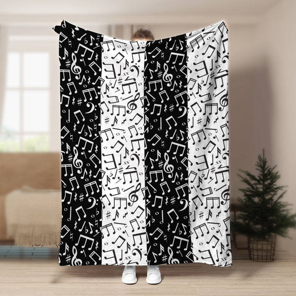 Music CLA140834 Sherpa Fleece Blanket