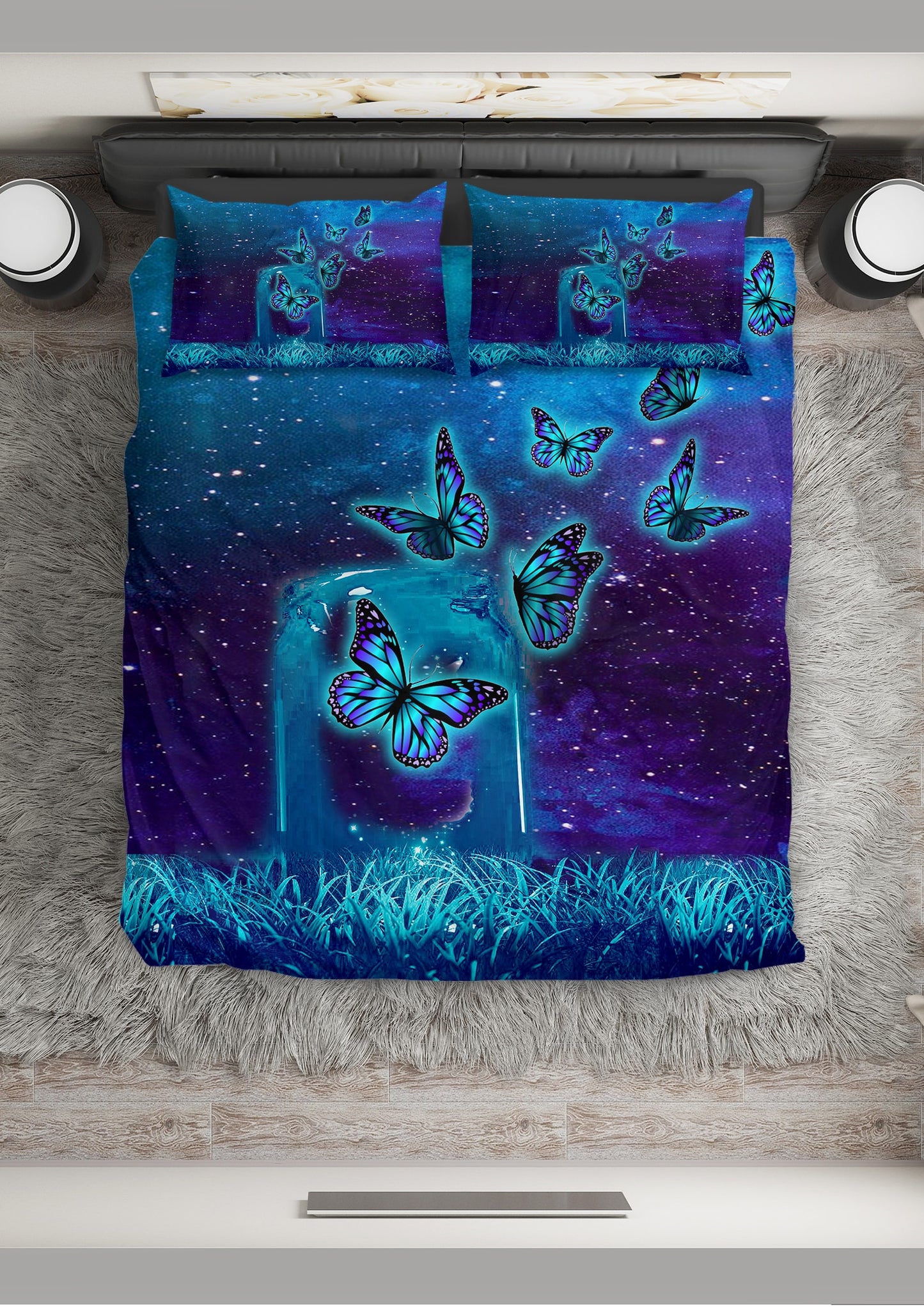 Magical Blue Butterflies CLH0612138B Bedding Sets