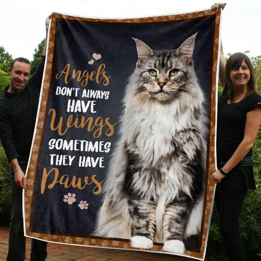Maine Coon CLM0211126 Sherpa Fleece Blanket
